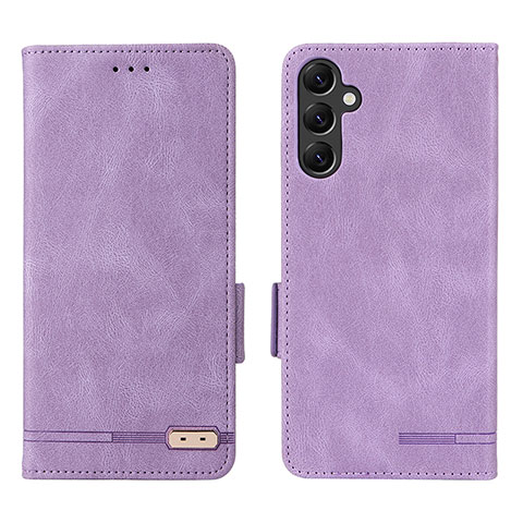 Handytasche Stand Schutzhülle Flip Leder Hülle L03Z für Samsung Galaxy Jump3 5G Violett