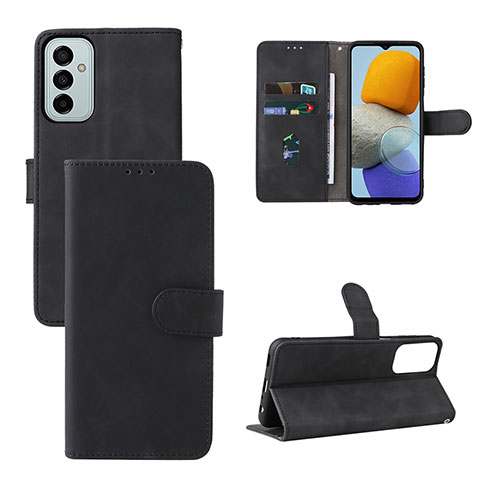 Handytasche Stand Schutzhülle Flip Leder Hülle L03Z für Samsung Galaxy M23 5G Schwarz