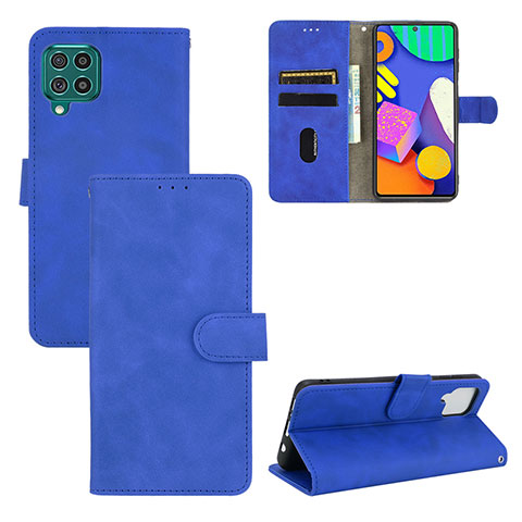 Handytasche Stand Schutzhülle Flip Leder Hülle L03Z für Samsung Galaxy M62 4G Blau