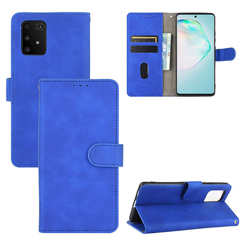 Handytasche Stand Schutzhülle Flip Leder Hülle L03Z für Samsung Galaxy M80S Blau