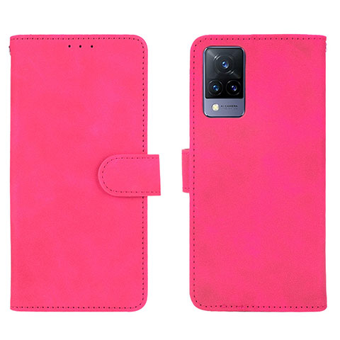 Handytasche Stand Schutzhülle Flip Leder Hülle L03Z für Vivo V21 5G Pink