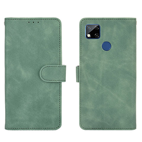 Handytasche Stand Schutzhülle Flip Leder Hülle L03Z für Xiaomi POCO C3 Grün