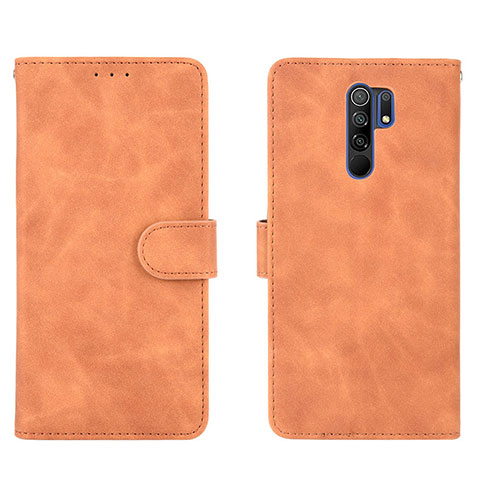 Handytasche Stand Schutzhülle Flip Leder Hülle L03Z für Xiaomi Redmi 9 Braun