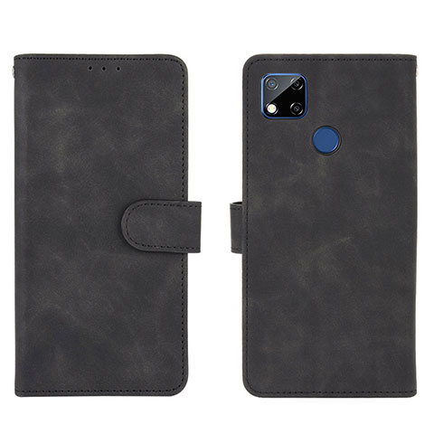 Handytasche Stand Schutzhülle Flip Leder Hülle L03Z für Xiaomi Redmi 9 India Schwarz