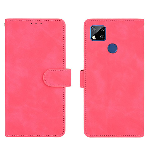 Handytasche Stand Schutzhülle Flip Leder Hülle L03Z für Xiaomi Redmi 9C NFC Pink