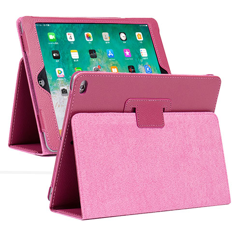 Handytasche Stand Schutzhülle Flip Leder Hülle L04 für Apple iPad 10.2 (2020) Pink