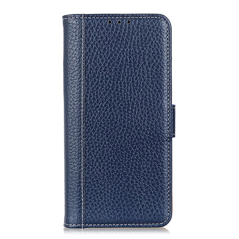 Handytasche Stand Schutzhülle Flip Leder Hülle L04 für Huawei Y6p Blau