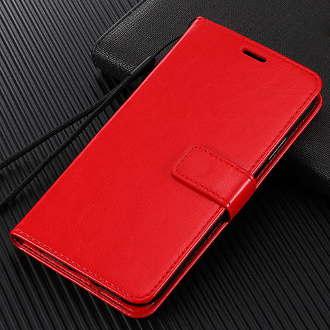 Handytasche Stand Schutzhülle Flip Leder Hülle L04 für Oppo Reno4 Z 5G Rot