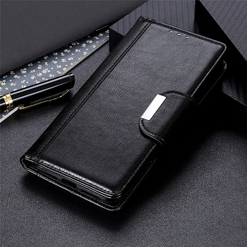 Handytasche Stand Schutzhülle Flip Leder Hülle L04 für Samsung Galaxy A20s Schwarz