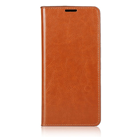 Handytasche Stand Schutzhülle Flip Leder Hülle L04 für Samsung Galaxy A71 4G A715 Orange