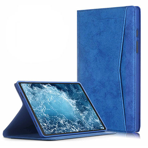 Handytasche Stand Schutzhülle Flip Leder Hülle L04 für Samsung Galaxy Tab A7 Wi-Fi 10.4 SM-T500 Blau