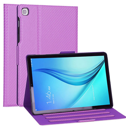 Handytasche Stand Schutzhülle Flip Leder Hülle L04 für Samsung Galaxy Tab S5e Wi-Fi 10.5 SM-T720 Violett