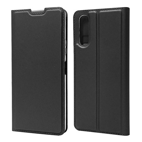 Handytasche Stand Schutzhülle Flip Leder Hülle L04 für Sony Xperia 10 II Schwarz