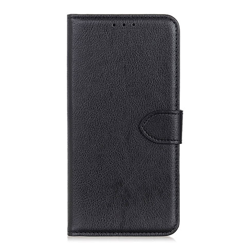 Handytasche Stand Schutzhülle Flip Leder Hülle L04 für Xiaomi Redmi 9 Prime India Schwarz