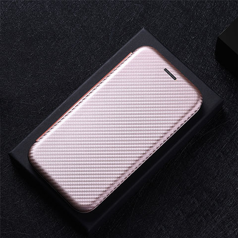 Handytasche Stand Schutzhülle Flip Leder Hülle L04Z für HTC U23 Pro 5G Rosegold