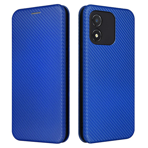 Handytasche Stand Schutzhülle Flip Leder Hülle L04Z für Huawei Honor X5 Blau