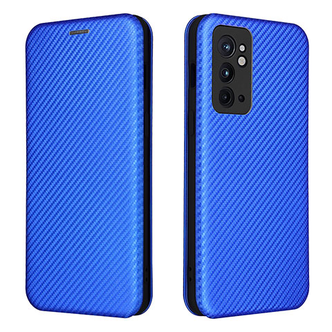 Handytasche Stand Schutzhülle Flip Leder Hülle L04Z für OnePlus 9RT 5G Blau