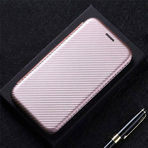 Handytasche Stand Schutzhülle Flip Leder Hülle L05 für Huawei Nova 8 Pro 5G Rosegold