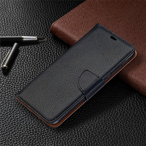 Handytasche Stand Schutzhülle Flip Leder Hülle L05 für Nokia 5.3 Schwarz