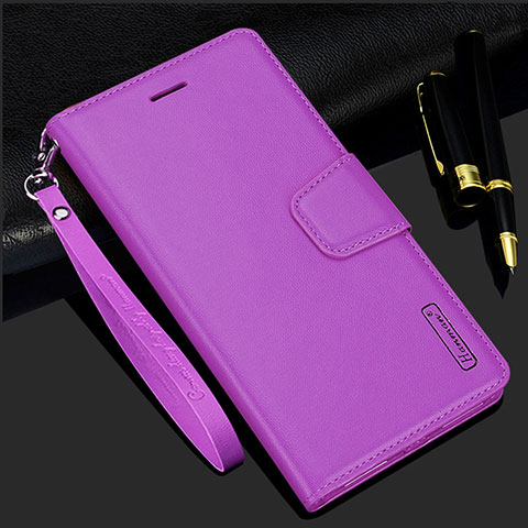 Handytasche Stand Schutzhülle Flip Leder Hülle L05 für Samsung Galaxy S22 Plus 5G Violett