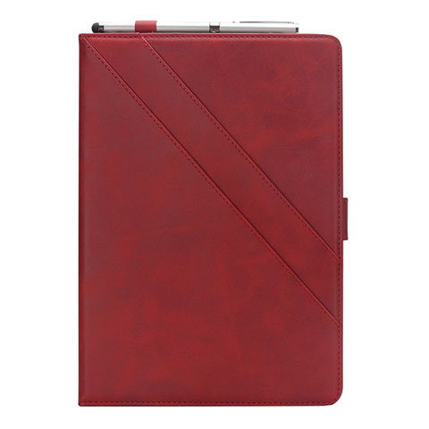 Handytasche Stand Schutzhülle Flip Leder Hülle L05 für Samsung Galaxy Tab S6 Lite 10.4 SM-P610 Rot