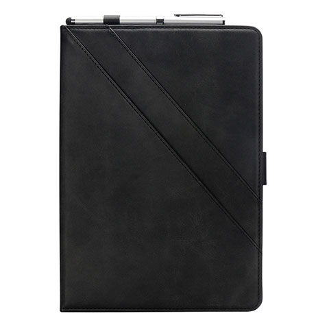 Handytasche Stand Schutzhülle Flip Leder Hülle L05 für Samsung Galaxy Tab S6 Lite 4G 10.4 SM-P615 Schwarz