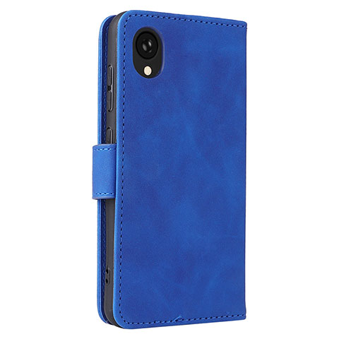 Handytasche Stand Schutzhülle Flip Leder Hülle L05Z für Samsung Galaxy A22 5G SC-56B Blau