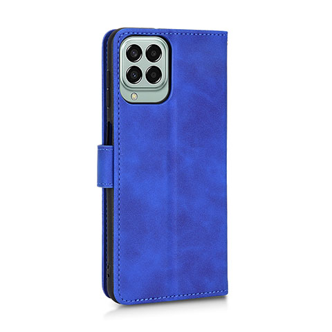 Handytasche Stand Schutzhülle Flip Leder Hülle L05Z für Samsung Galaxy M33 5G Blau