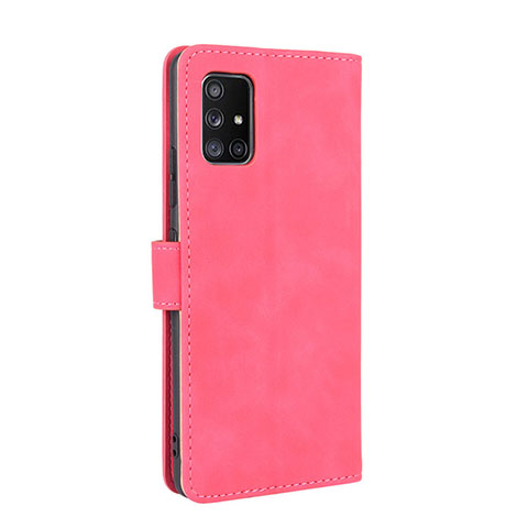 Handytasche Stand Schutzhülle Flip Leder Hülle L05Z für Samsung Galaxy M40S Pink