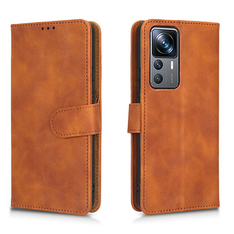 Handytasche Stand Schutzhülle Flip Leder Hülle L05Z für Xiaomi Mi 12T Pro 5G Braun