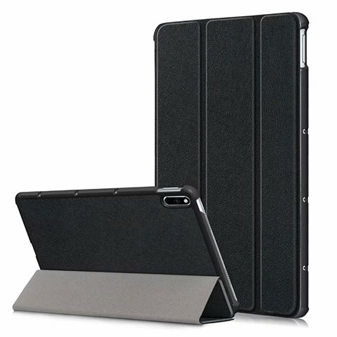 Handytasche Stand Schutzhülle Flip Leder Hülle L06 für Huawei MatePad Schwarz