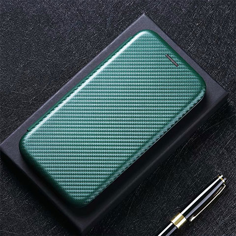 Handytasche Stand Schutzhülle Flip Leder Hülle L06 für Oppo Find X3 Lite 5G Grün