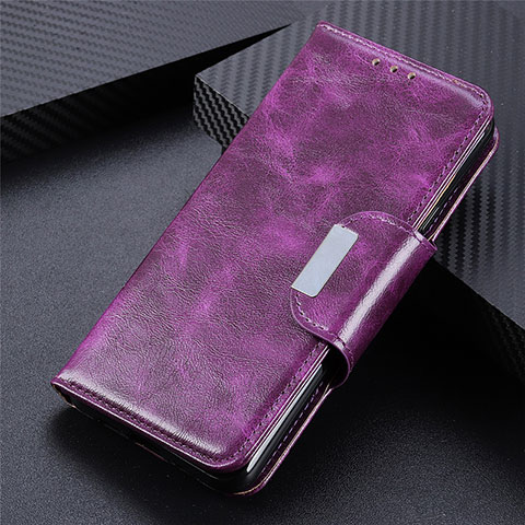 Handytasche Stand Schutzhülle Flip Leder Hülle L06 für Realme 7 Pro Violett