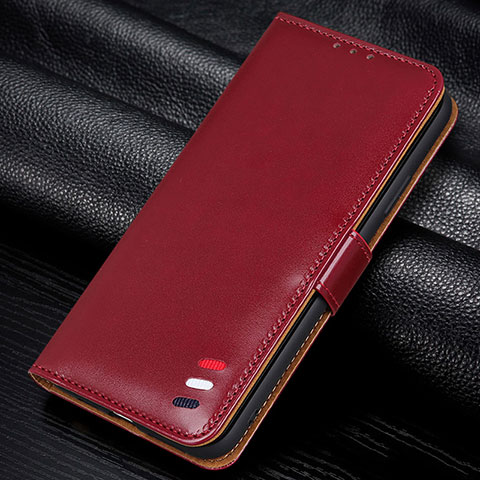 Handytasche Stand Schutzhülle Flip Leder Hülle L06 für Samsung Galaxy A31 Rot