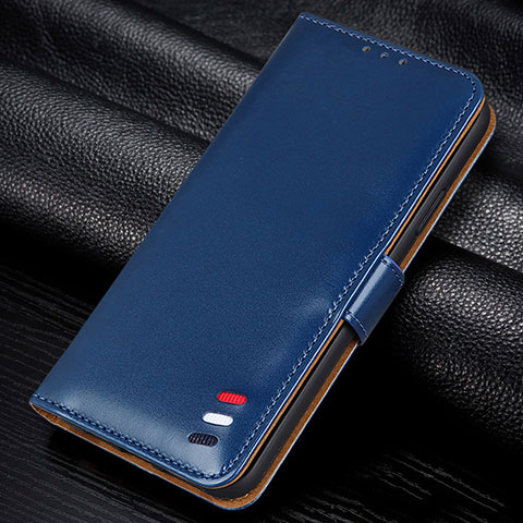 Handytasche Stand Schutzhülle Flip Leder Hülle L06 für Samsung Galaxy A41 Blau