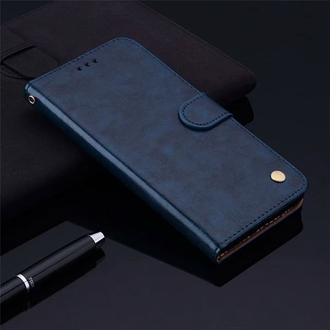 Handytasche Stand Schutzhülle Flip Leder Hülle L06 für Samsung Galaxy M21s Blau