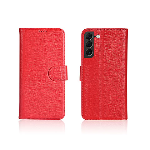 Handytasche Stand Schutzhülle Flip Leder Hülle L06 für Samsung Galaxy S24 5G Rot