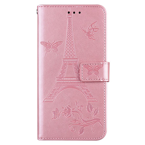 Handytasche Stand Schutzhülle Flip Leder Hülle L06 für Sony Xperia 8 Lite Rosegold