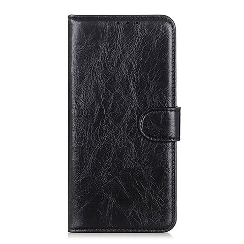 Handytasche Stand Schutzhülle Flip Leder Hülle L06 für Xiaomi Redmi 9 Prime India Schwarz