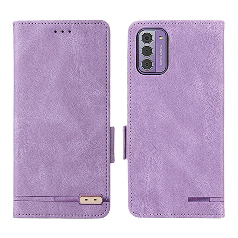 Handytasche Stand Schutzhülle Flip Leder Hülle L06Z für Nokia G310 5G Violett