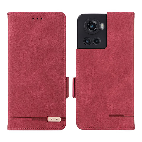 Handytasche Stand Schutzhülle Flip Leder Hülle L06Z für OnePlus 10R 5G Rot