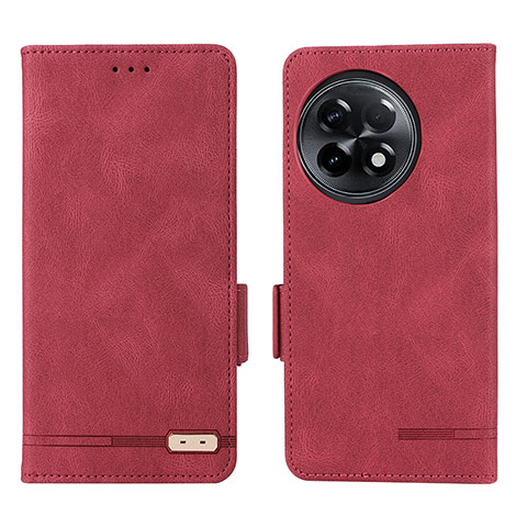 Handytasche Stand Schutzhülle Flip Leder Hülle L06Z für OnePlus 11R 5G Rot