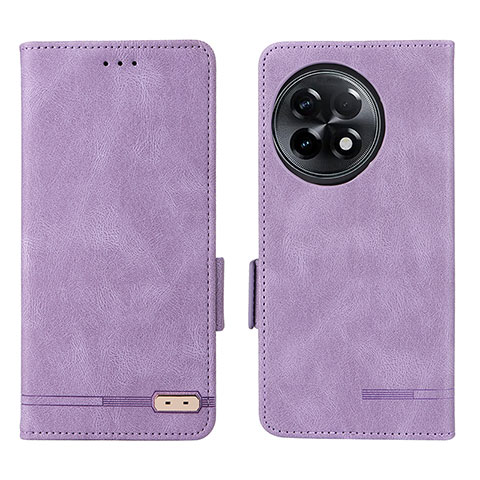 Handytasche Stand Schutzhülle Flip Leder Hülle L06Z für OnePlus 11R 5G Violett