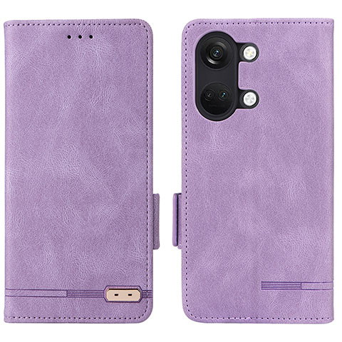 Handytasche Stand Schutzhülle Flip Leder Hülle L06Z für OnePlus Ace 2V 5G Violett