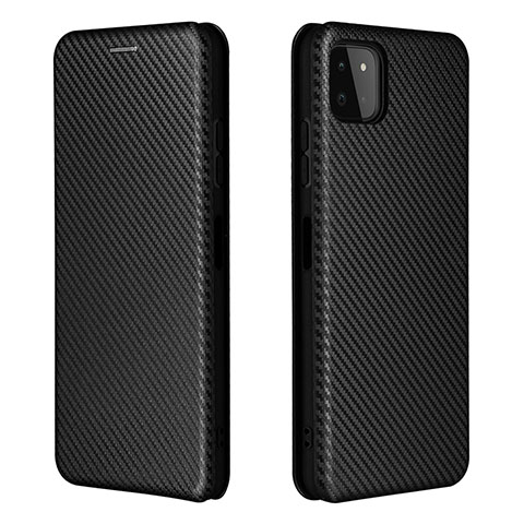 Handytasche Stand Schutzhülle Flip Leder Hülle L06Z für Samsung Galaxy A22s 5G Schwarz