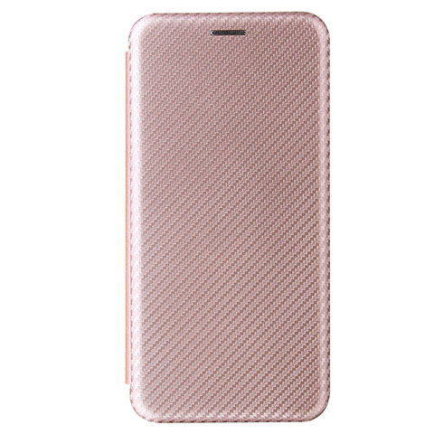 Handytasche Stand Schutzhülle Flip Leder Hülle L06Z für Samsung Galaxy A41 SC-41A Rosegold