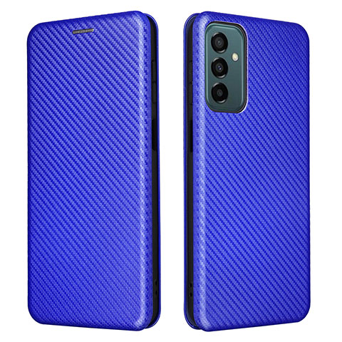 Handytasche Stand Schutzhülle Flip Leder Hülle L06Z für Samsung Galaxy F23 5G Blau