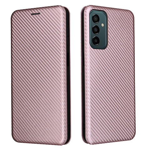 Handytasche Stand Schutzhülle Flip Leder Hülle L06Z für Samsung Galaxy F23 5G Rosegold