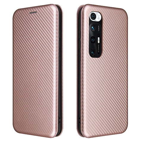 Handytasche Stand Schutzhülle Flip Leder Hülle L06Z für Xiaomi Mi 10S 5G Rosegold