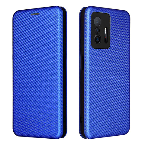 Handytasche Stand Schutzhülle Flip Leder Hülle L06Z für Xiaomi Mi 11T 5G Blau